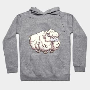 Hairy Cartoon Sheep Hoodie